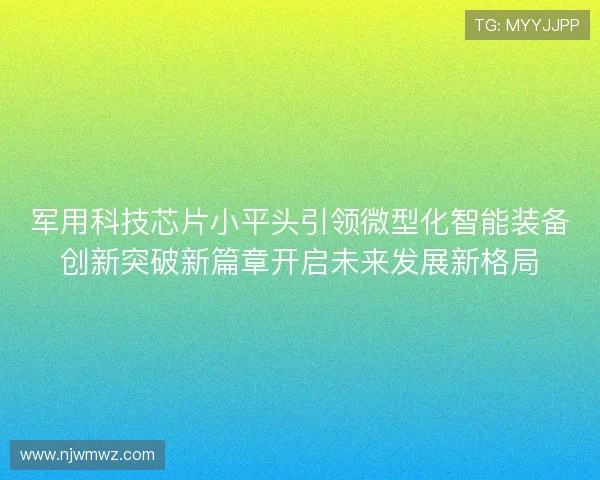 军用科技芯片小平头引领微型化智能装备创新突破新篇章开启未来发展新格局